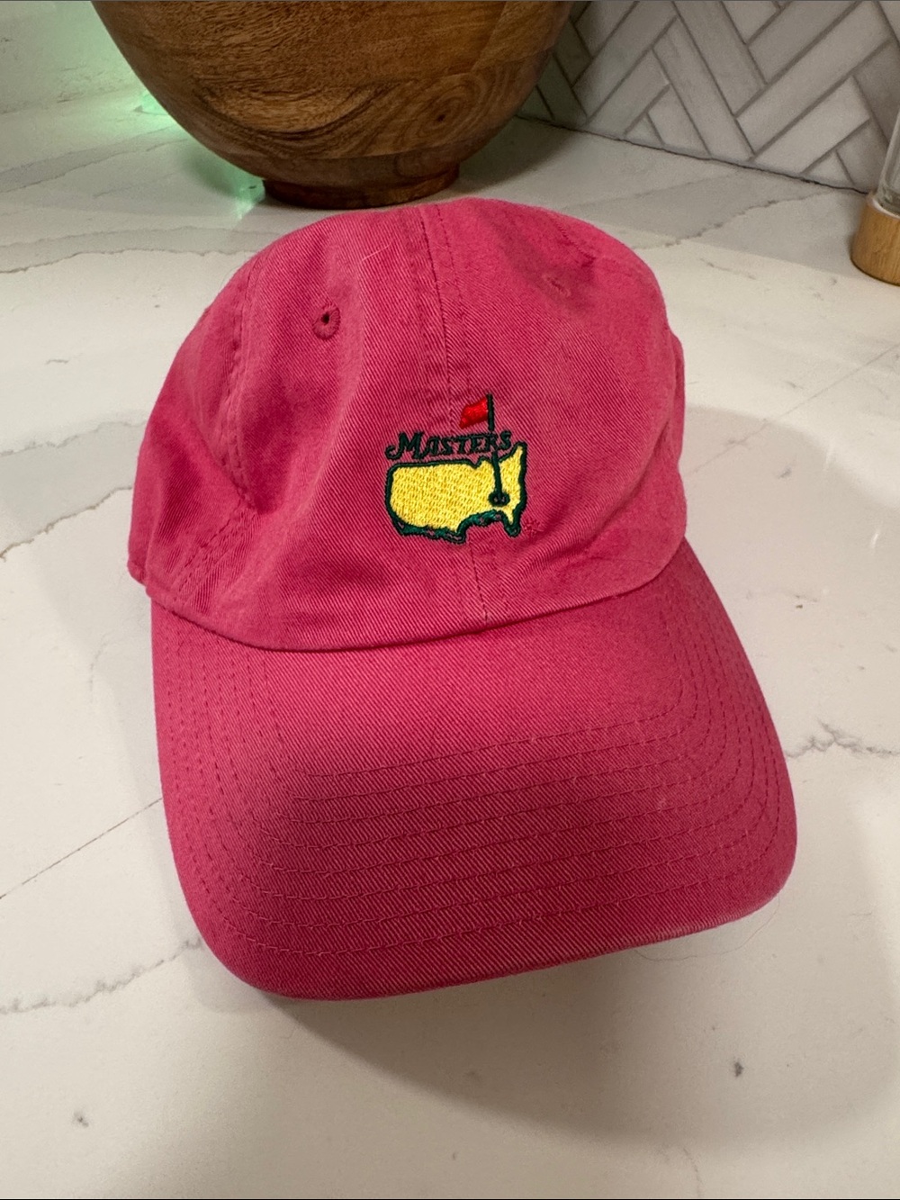 Masters Pink Women’s Cap with Embroidered Logo
